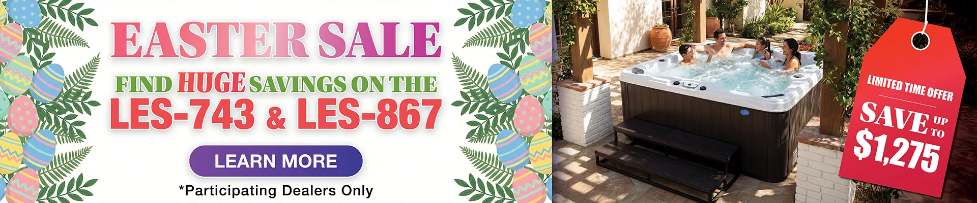 Calspas hot tub being used in a family setting - Pueblo